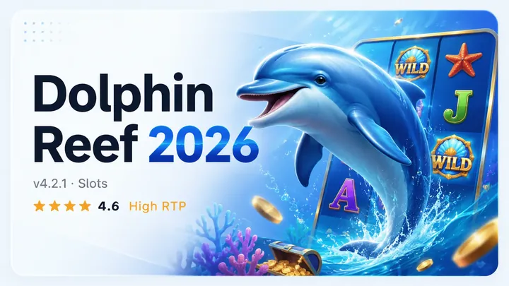Dolphin Reef 2026 – v4.2.1 Slots, 4.6 stars, High RTP